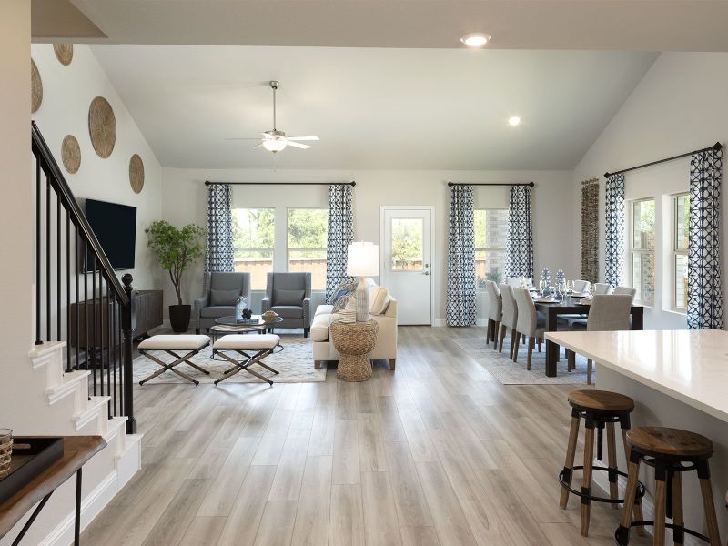 Host family gatherings with your spacious home.