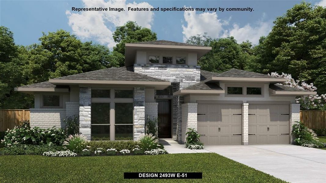 New construction Single-Family house 2493W, 8706 Fairway Palms Drive, Cypress, TX 77433 - photo