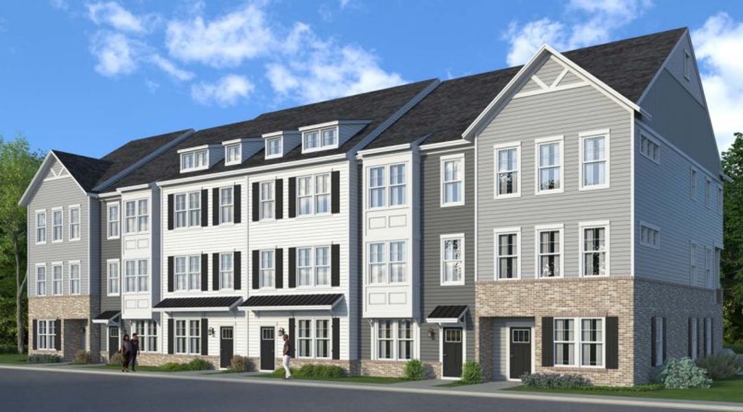New construction Townhouse house The Norman, 330 Armour Street, Davidson, NC 28036 - photo