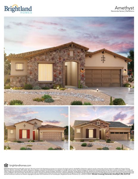 New construction Single-Family house 20240 W. Catalina Drive, Buckeye, AZ 85396 Hacienda Series - Amethyst- photo