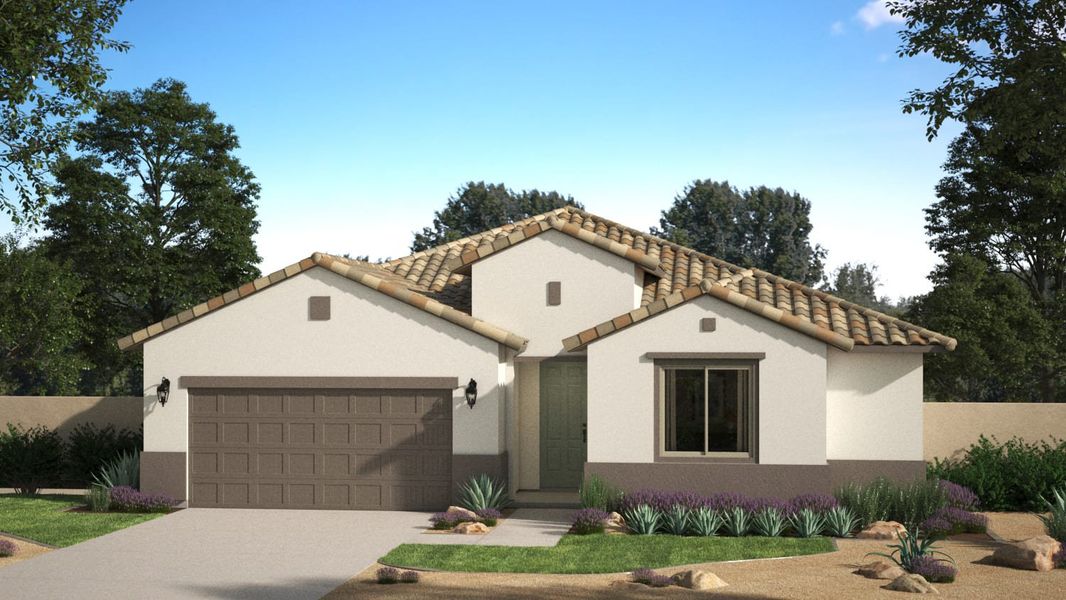 Spanish Elevation | Pastora | Wildera – Peak Series | New Homes in San Tan Valley, AZ | Landsea Homes