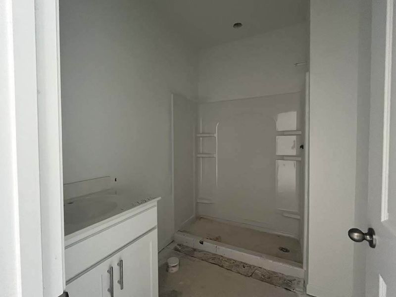 Guest Bathroom Construction Progress