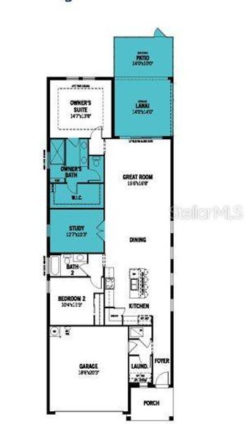 New construction Single-Family house 3780 Maxwell Park Drive, Sun City Center, FL 33573 Passage- photo