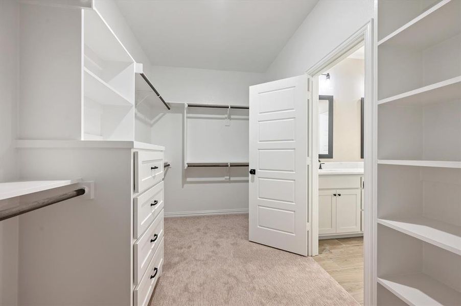 large walk in closet