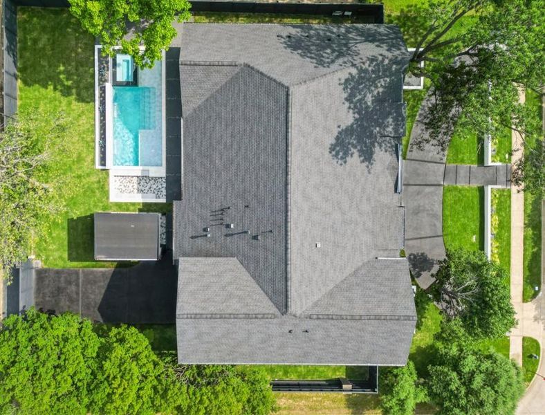 Bird's eye view of your paradise in Preston Hollow.