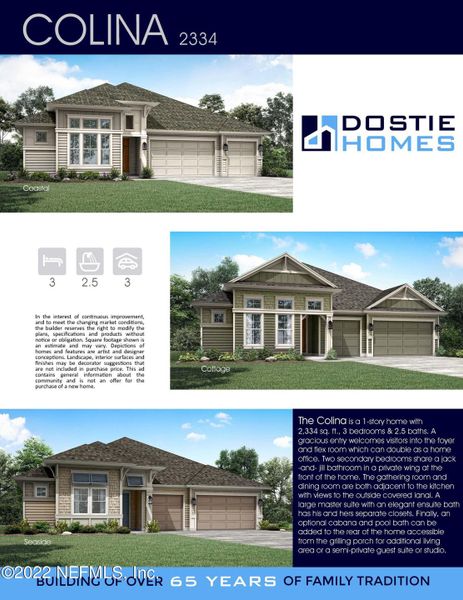 New construction Single-Family house 319 Pasarela Drive, Saint Augustine, FL 32095 Colina- photo