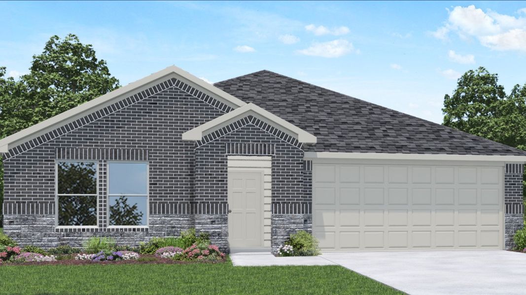 New construction Single-Family house Plan E40J, E Wally Wilkerson Parkway, Conroe, TX 77303 - photo