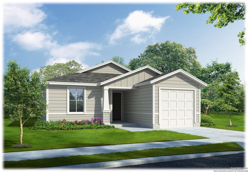 New construction Single-Family house 15515 Canada Goose Way, San Antonio, TX 78253 The Garland - photo