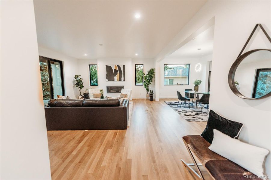 Entrance into living room