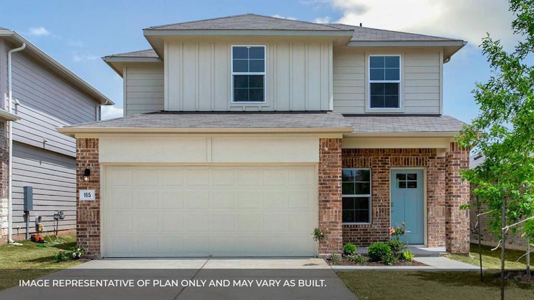 New construction Single-Family house 154 Arroyo Sweetwood Cir, Kyle, TX 78640 The Florence- photo