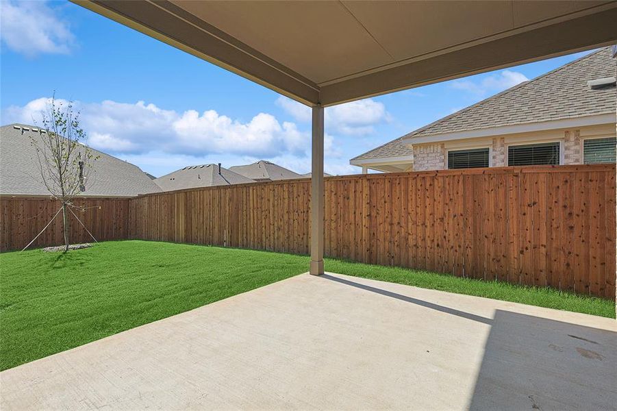 View of patio