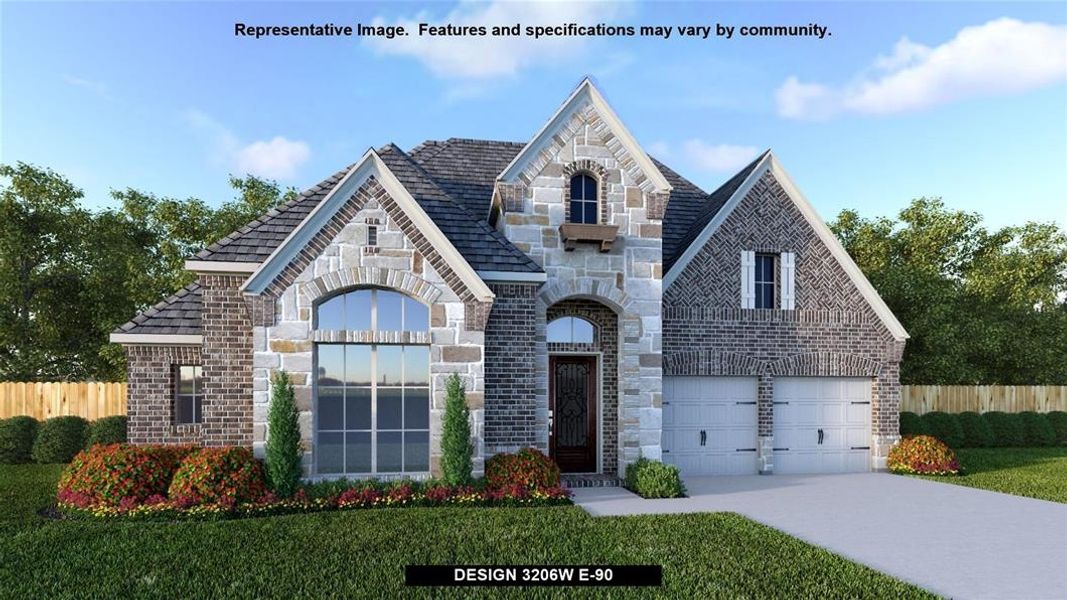 New construction Single-Family house Design 3206W, 2424 Liberty Court, Celina, TX 75009 - photo