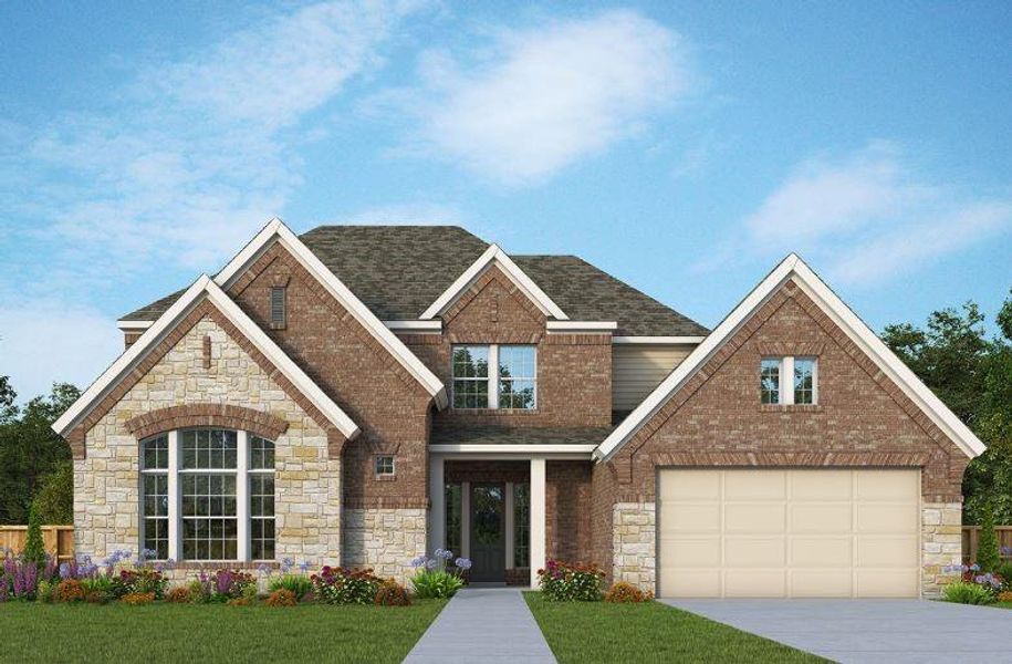 New construction Single-Family house 7643 Redwoods Forest Drive, Katy, TX 77493 The Layton- photo
