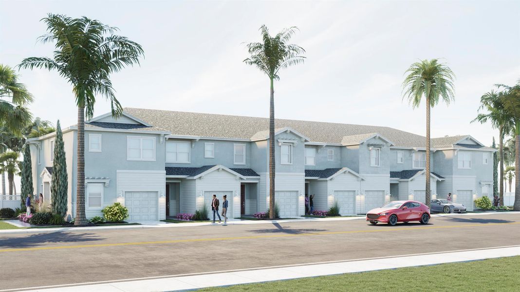 New construction Townhouse house 4639 Hollister Avenue, Lake Worth, FL 33463 Cocco- photo