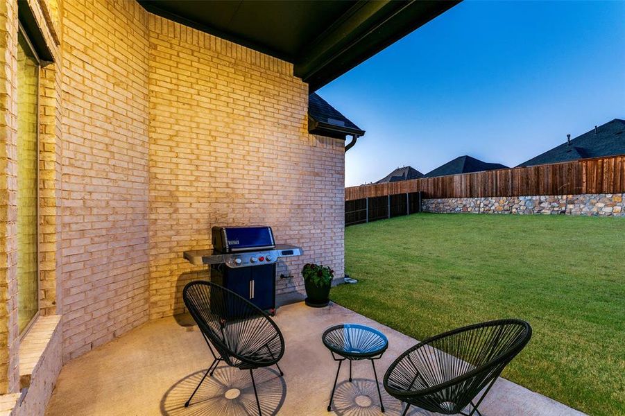 View of patio / terrace featuring area for grilling