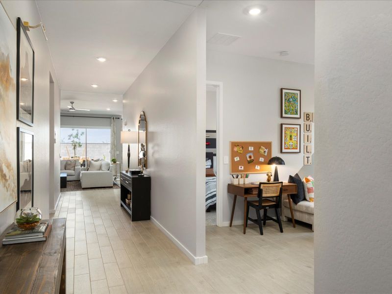 Foyer in the Lennon Floorplan at Abel Ranch