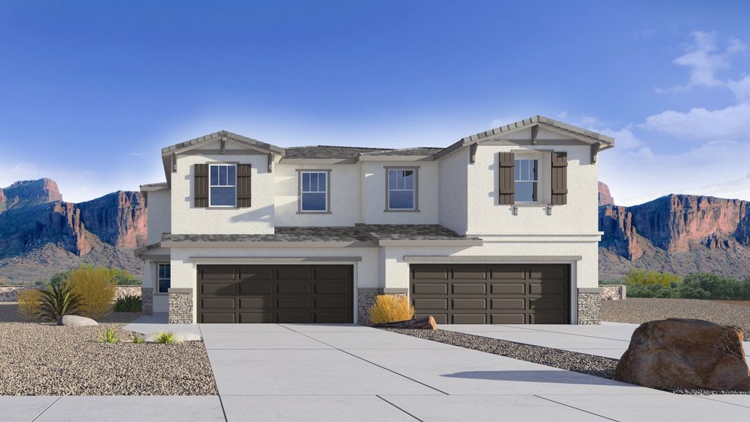 New construction Single-Family house Hartford, 5942 East Cat Balue Drive, Phoenix, AZ 85054 - photo