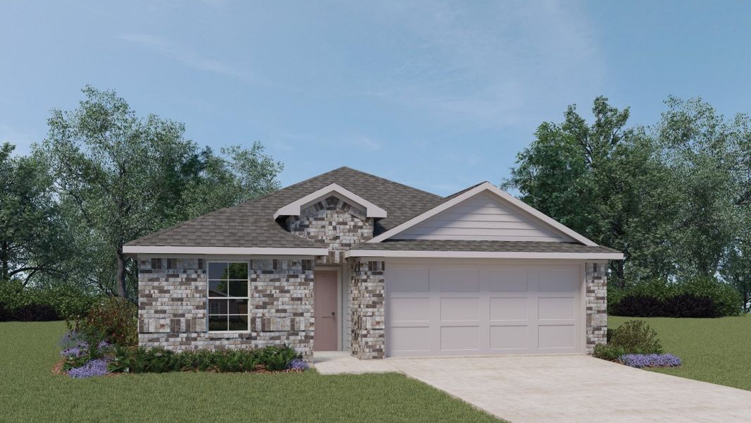 New construction Single-Family house 2836 Bandolier Pass, Leander, TX 78641 The Forest- photo