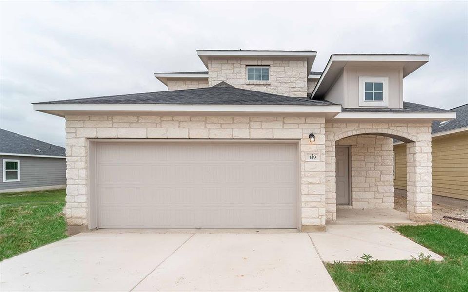 New construction Single-Family house 149 Lt Rusty Dr, Jarrell, TX 76537 Mesquite- photo