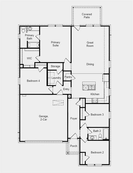 Structural options include: covered patio and gas stub for future outdoor grill.