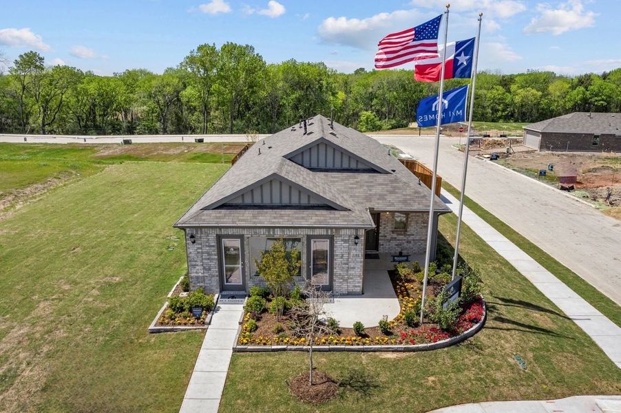 New construction Single-Family house Boxwood - 30' Smart Series, 6517 Adderly Road, Pilot Point, TX 76258 - photo