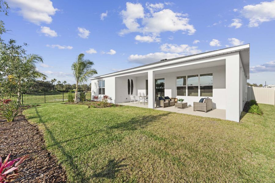 Covered Porch | Sherwood | Eagle Crest | New Homes in Grant Valkaria, FL | Landsea Homes