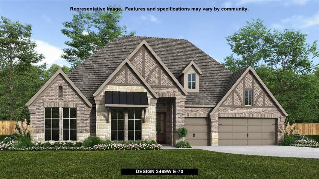 New construction Single-Family house Design 3469W, 3105 North Farm To Market 565 Road, Mont Belvieu, TX 77523 - photo