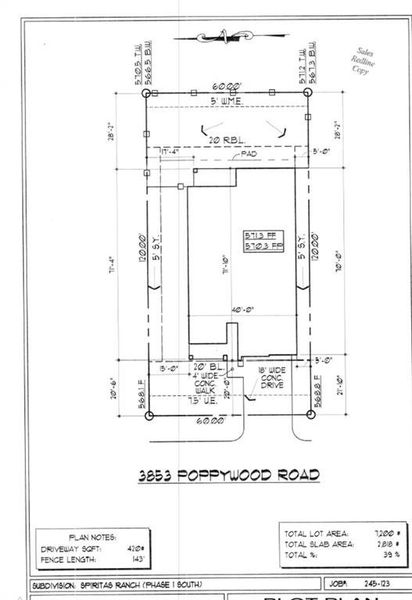 Plot Plan