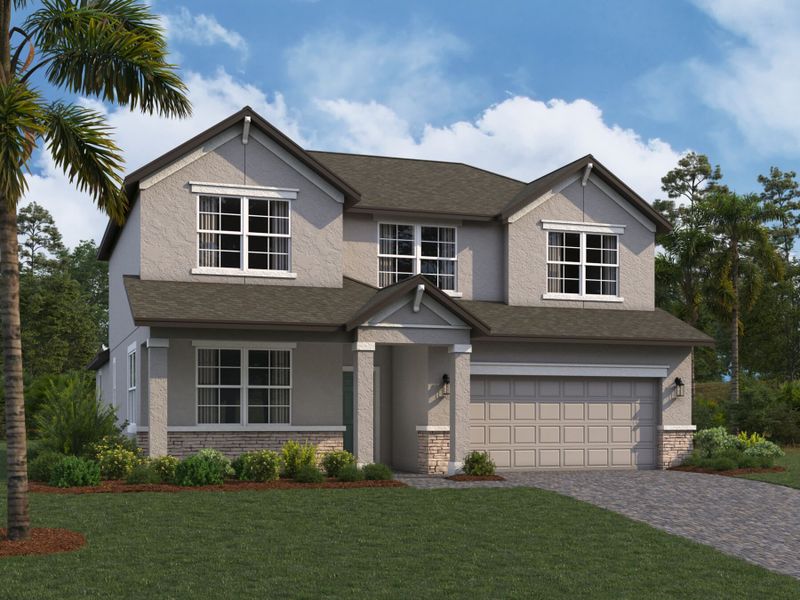 New construction Single-Family house 5062 Bromeliad Avenue, Wimauma, FL 33598 Salinas- photo