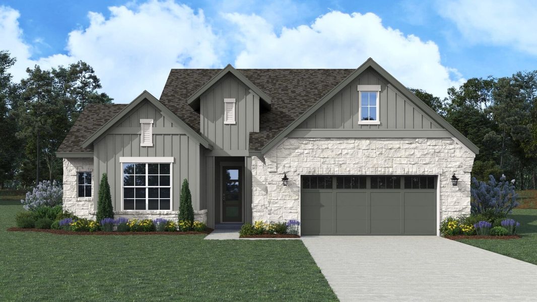 Sitterle Homes Houston Fulshear Lakes Gardens Elevation D