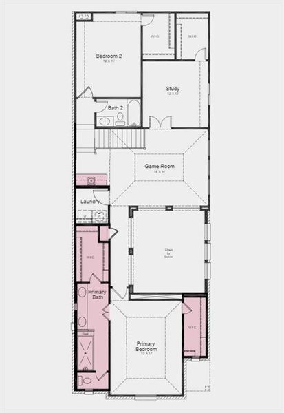 Structural options added include: 12x8' sliding glass door to covered outdoor living, walk in shower at bath 2, extended walk in shower in primary bath, second walk in closet in primary suite, wet bar in game room.