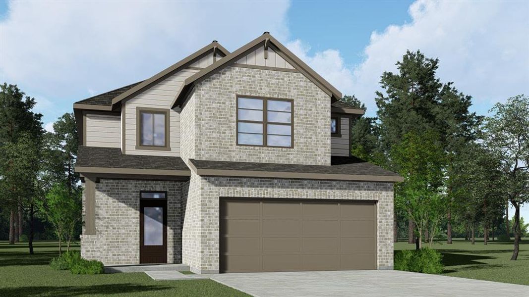 New construction Single-Family house 31007 Myers Haven, Hockley, TX 77447 Comal A- photo