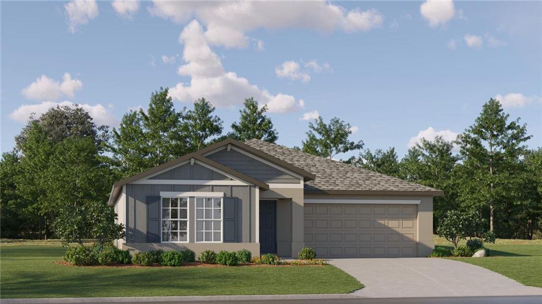 New construction Single-Family house 12608 Timber Moss Lane, Riverview, FL 33579 Dover- photo