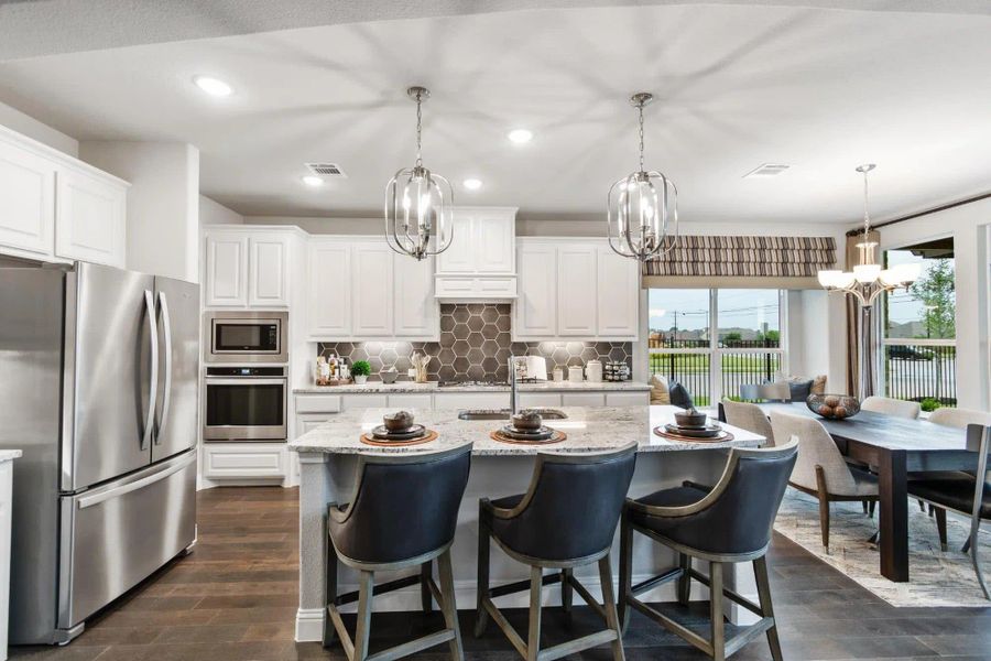 Kitchen | Concept 3135 at Oak Hills in Burleson, TX by Landsea Homes