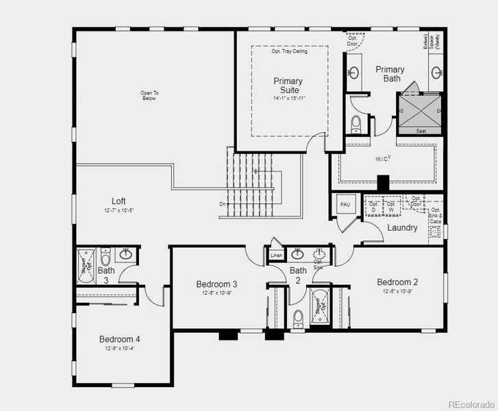 Structural options added include: unfinished basement, covered outdoor living, 4 car garage, fireplace, walk in shower in Primary Suite