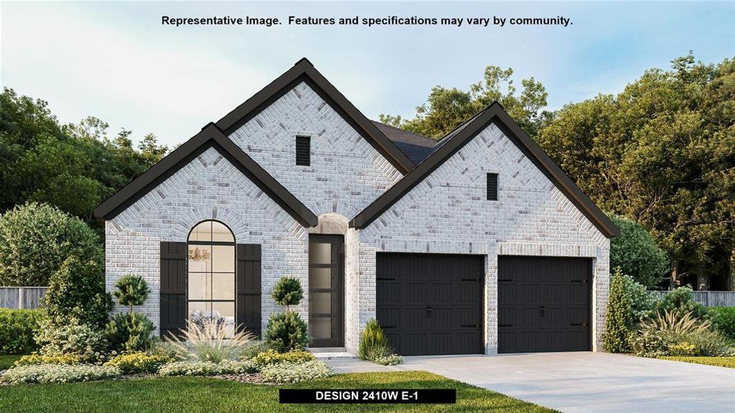 New construction Single-Family house Design 2410W, 104 Barton Oak Trail, Georgetown, TX 78628 - photo