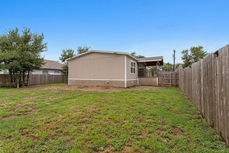 Step outside to an expansive Backyard that offers endless possibilities.