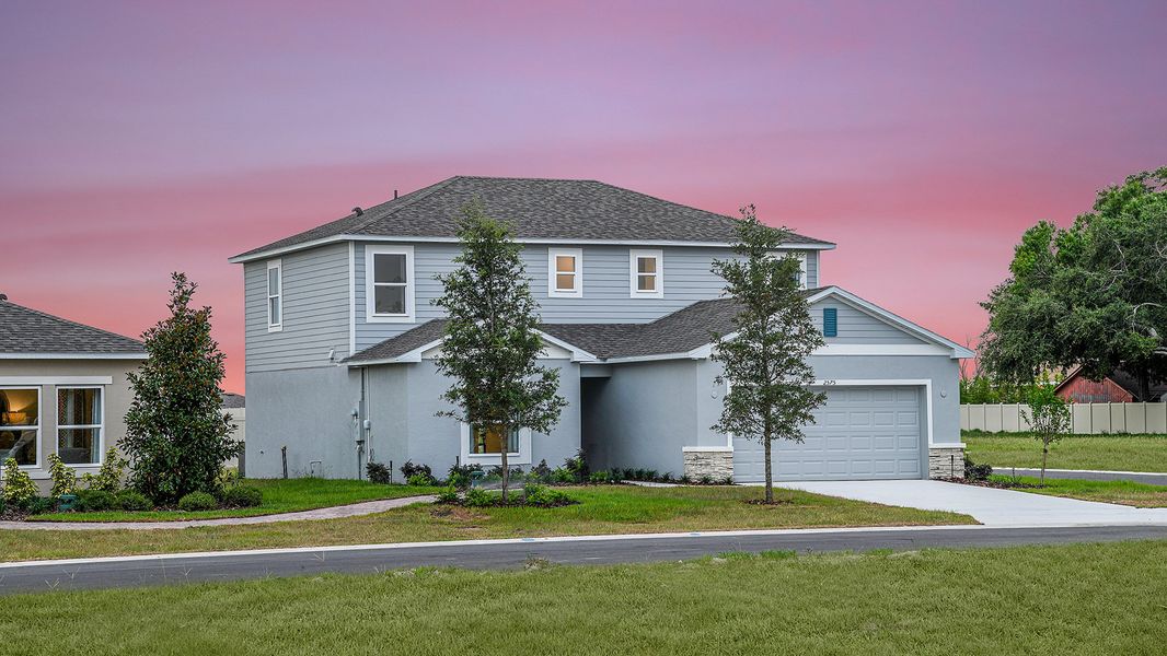 New construction Single-Family house Redbud, 2571 Driftwood Street, Auburndale, FL 33823 - photo