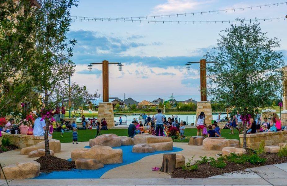 Green space at the boardwalk for family fun!