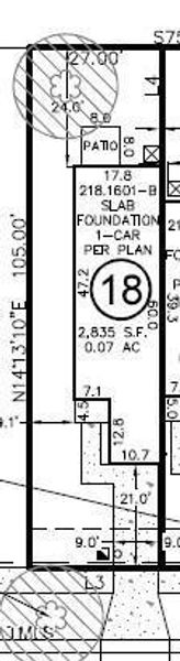 Plot plan AR 18