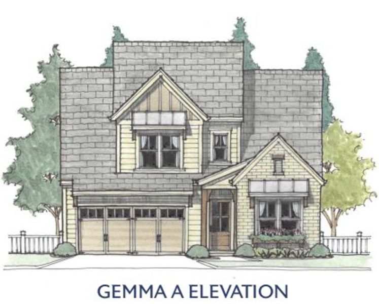 New construction Single-Family house Gemma, 1082 Amarose Lane, Marietta, GA 30066 - photo