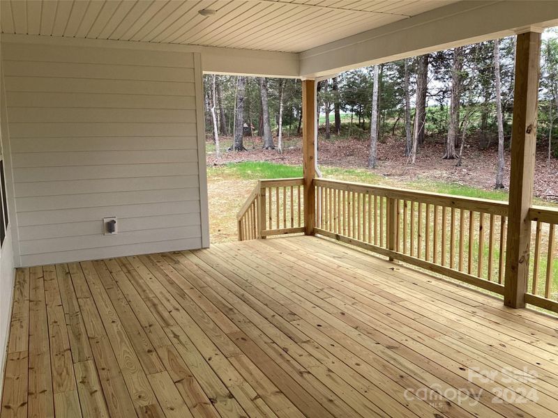 Large Covered Deck
