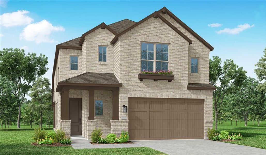 New construction Single-Family house 27030 Flower Isle Lane, Katy, TX 77493 Easton Plan- photo