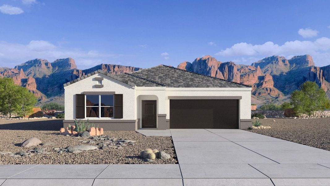 New construction Single-Family house Blackstone, 28223 North Ice Cavern Lane, San Tan Valley, AZ 85143 - photo