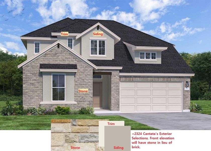 New construction Single-Family house 2324 Cantata Cv, Round Rock, TX 78681 Gallatin (2731-CM-40)- photo
