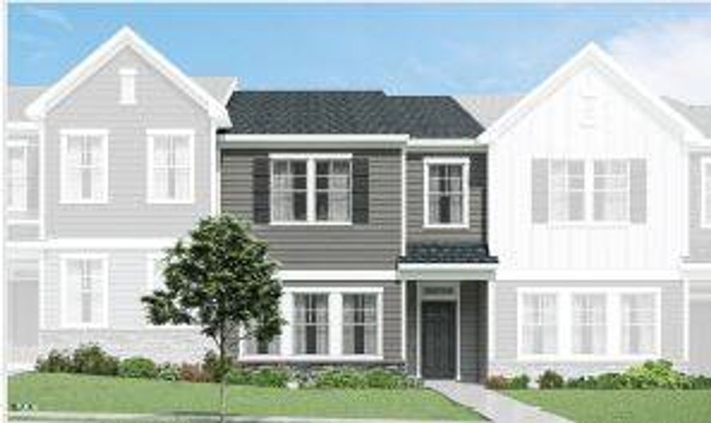 New construction Townhouse house 2335 Kasota Lane, Unit 579- Sutton A, Raleigh, NC 27610 - photo