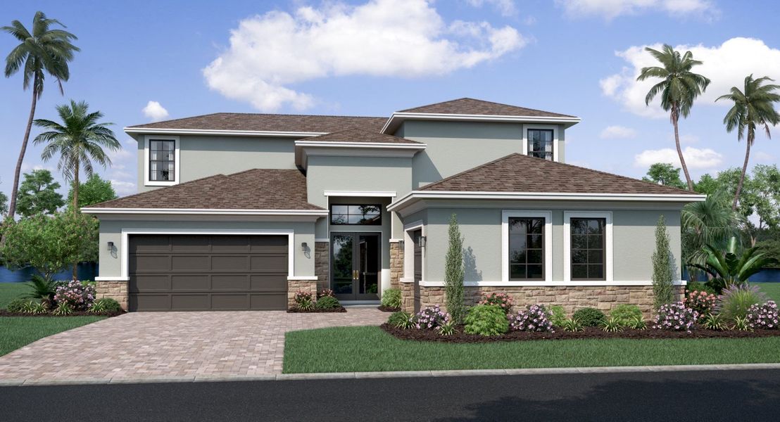 New construction Single-Family house Egret 3 (Flight Collection), 31219 Mirada Boulevard, San Antonio, FL 33576 - photo