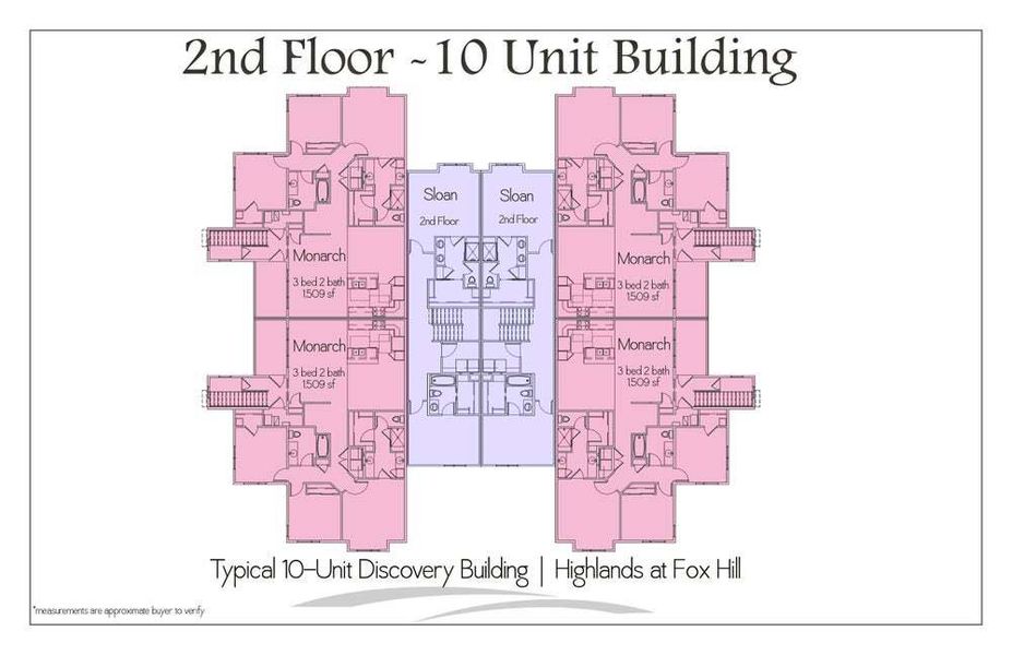Floor Plate 10 Unit - Upper Level