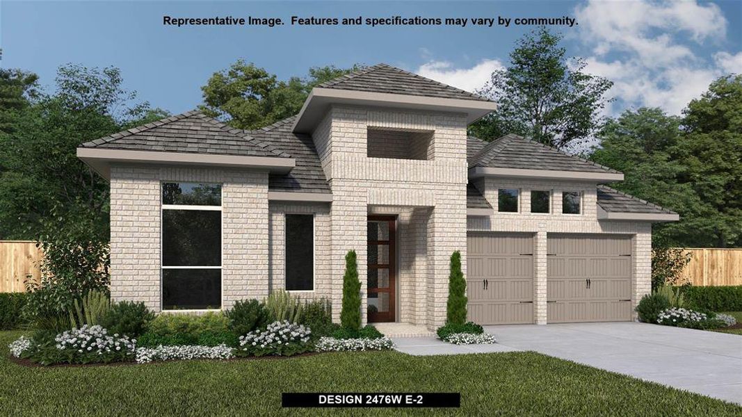 New construction Single-Family house Design 2476W, 5314 Lakeview Bend, Fulshear, TX 77441 - photo
