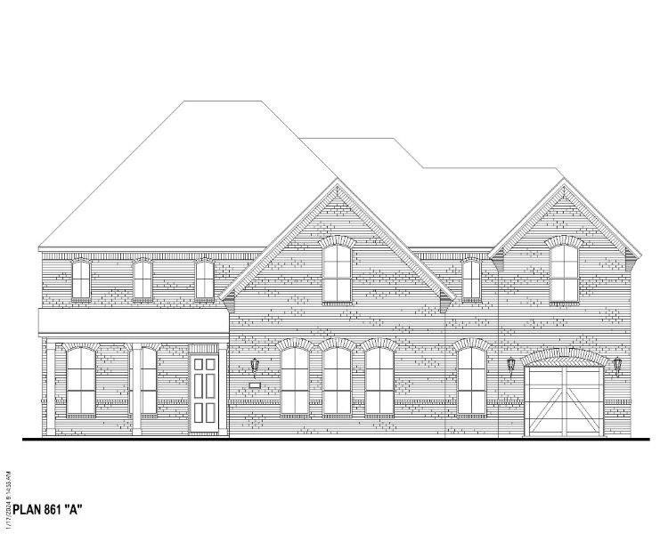 New construction Single-Family house Plan 861, 1317 Limestone Ridge, Mansfield, TX 76063 - photo